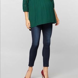 AG secret fit belly skinny jeans